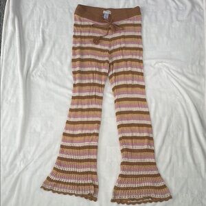L*Space Multicolor Striped Knit Pants